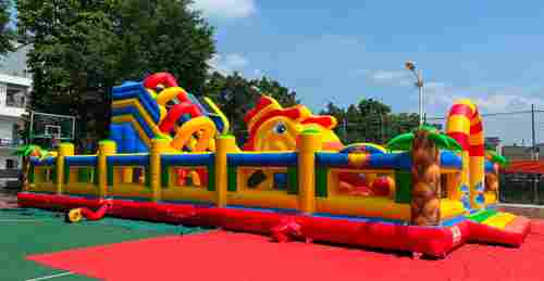 Коммерческий надувной батут «Тропикана макси 2», 15*8*6 м