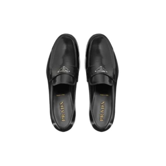 Prada Leather Loafer 'Black'