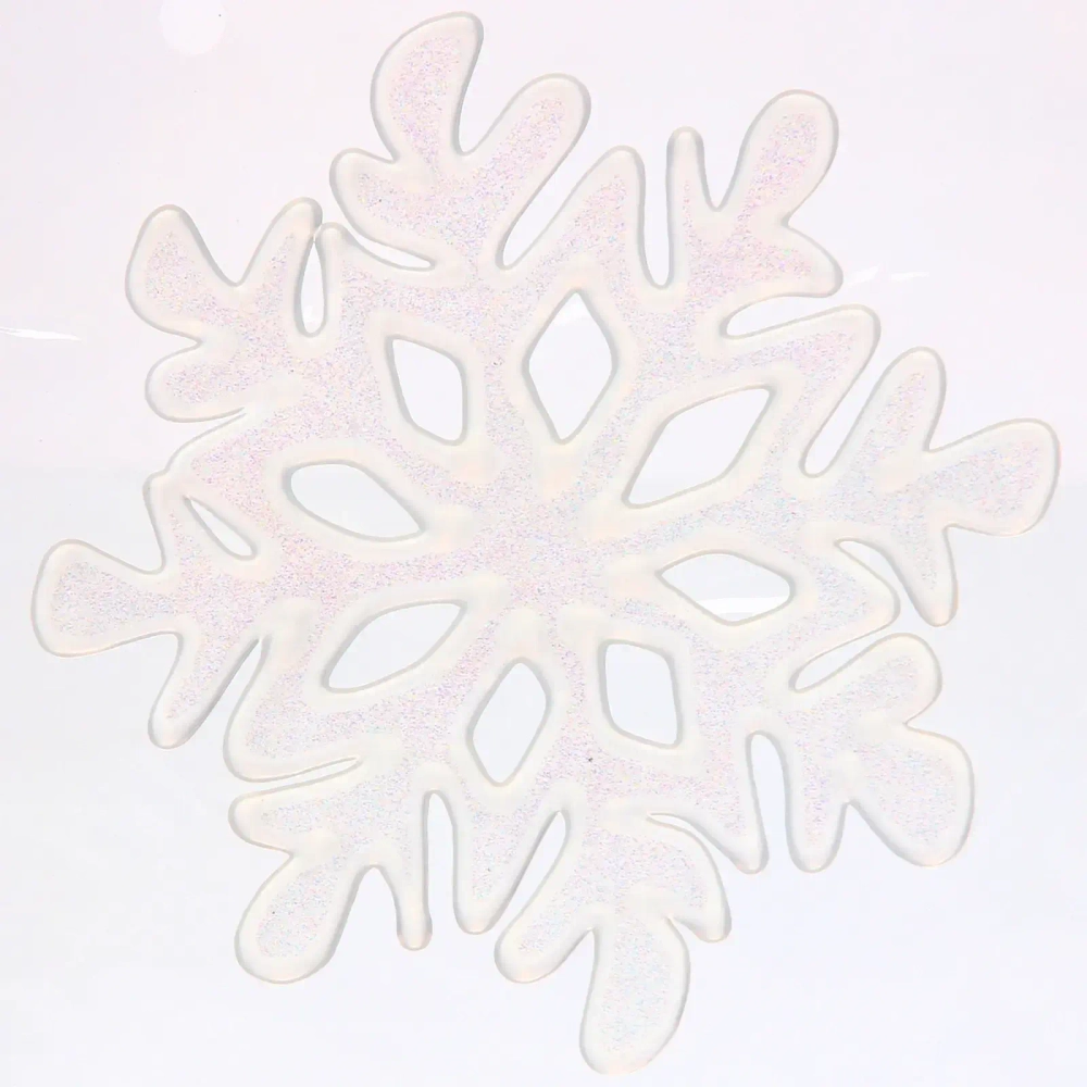 Наклейка «Сказочная снежинка» 15*20, перламутр