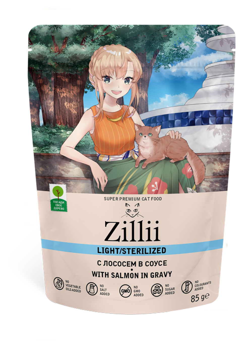 Zillii корм консервированный для стерилизованных кошек