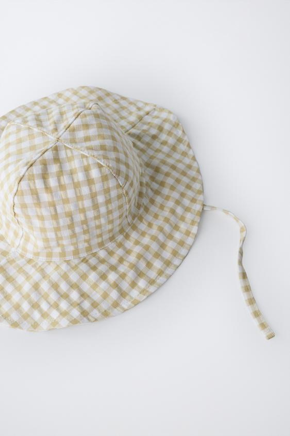 ZARA ПАНАМА В КЛЕТКУ ВИШИ, СВЕТЛО-ЗЕЛЕНЫЙ