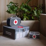 Аптечка домашняя 15х15х8 (серая)