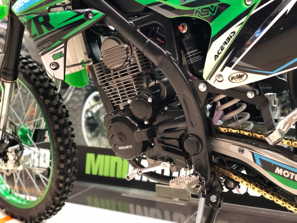 Мотоцикл эндуро Regulmoto ZR 250 2021 г. ПТС Зеленый
