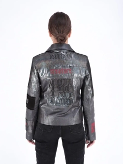 Косуха кожаная весна натуральная