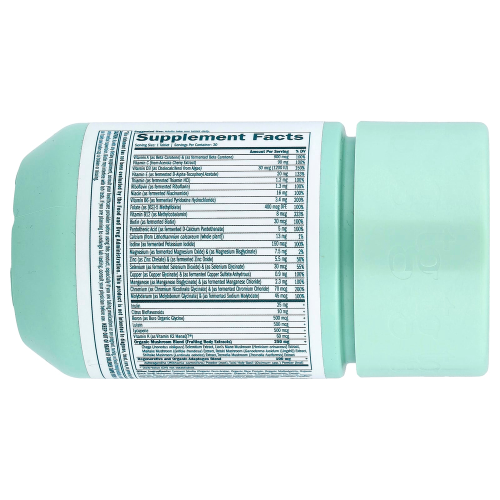 True Grace, One Daily Multivitamin, мультивитамины для мужчин от 40 лет, 30 веганских таблеток