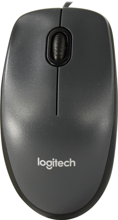 Манипулятор Logitech Mouse M90 Dark Grey <910-001793> (RTL) USB 3btn+Roll