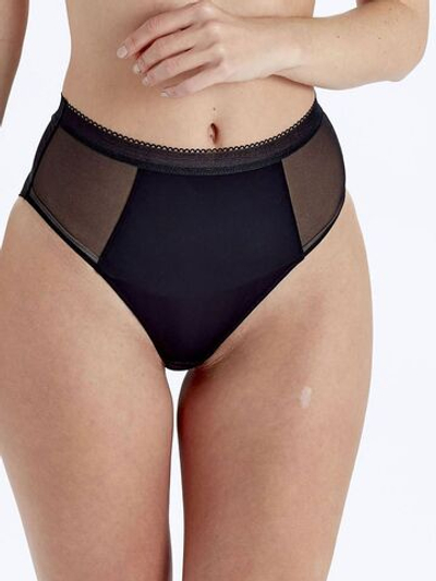 Высокие трусики Naturals High Waisted Brief (Размер: S) (Цвет: черный)