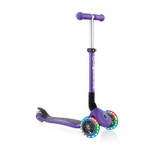 Самокат Globber Junior Foldable Lights фиолетовый