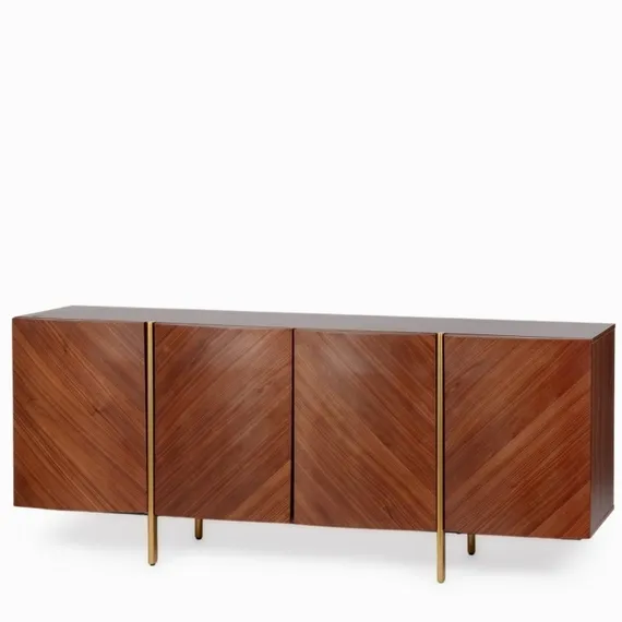 Комод Adagio 180х45 см, шпон ореха