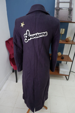 Пальто Zara  с аппликациями 44 размер