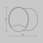 Светодиодная подсветка Maytoni Biscotti O035-L3B3K