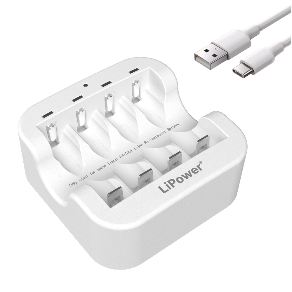 2 x Зарядных устройства для Li-Ion аккумуляторных батарей типов АА, ААА