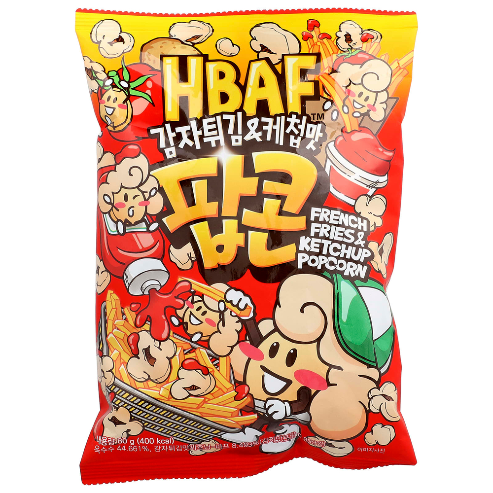 HBAF, Картофель фри и кетчуп с попкорном, 80 г
