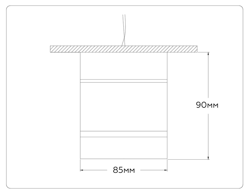 Светильник накладной поворотный TA1445 BK/FR черный/белый матовый GX53 max 12W D85*90