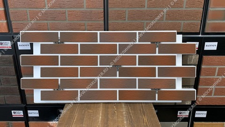 Клинкерная фасадная термопанель Paradyz Cloud Brown Duro ППС