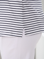 Блузка БЛк-143/белосиняя-полоса-н