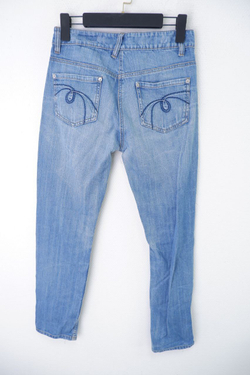 Джинсы Miss Elis с потертостями  на 14-15 лет