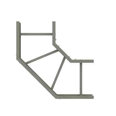 Угол горизонтальный 90 градусов 100x500 R300, стеклопластик
