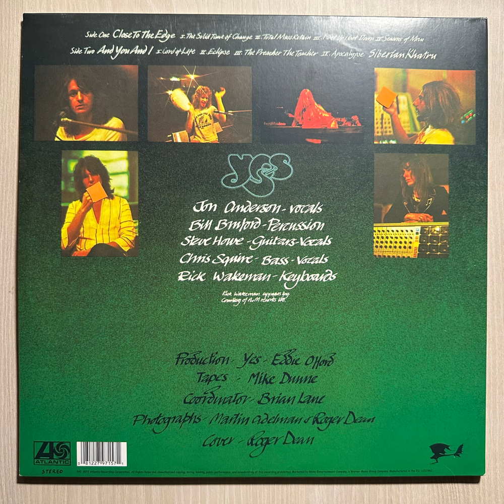 Yes - Close To The Edge (Европа 2012г.)