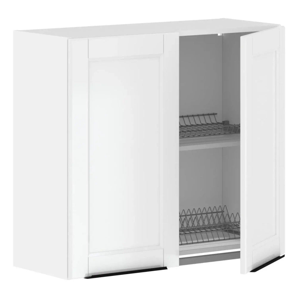 Шкаф с посудосушителем VT_Sicilia MHSU 8072.1C Бел. эмаль/Белый 800х320х720