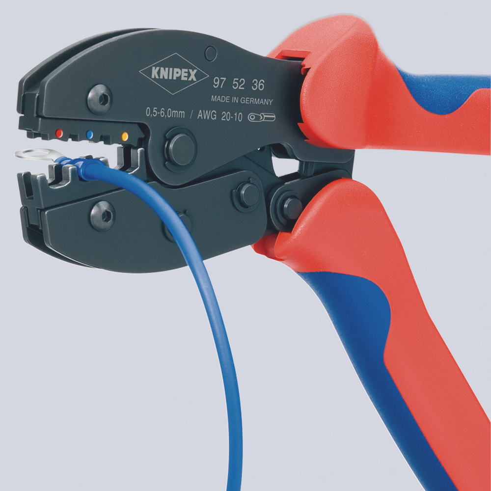 Опрессовочные клещи KNIPEX PreciForce® чернёные 220 мм 975236