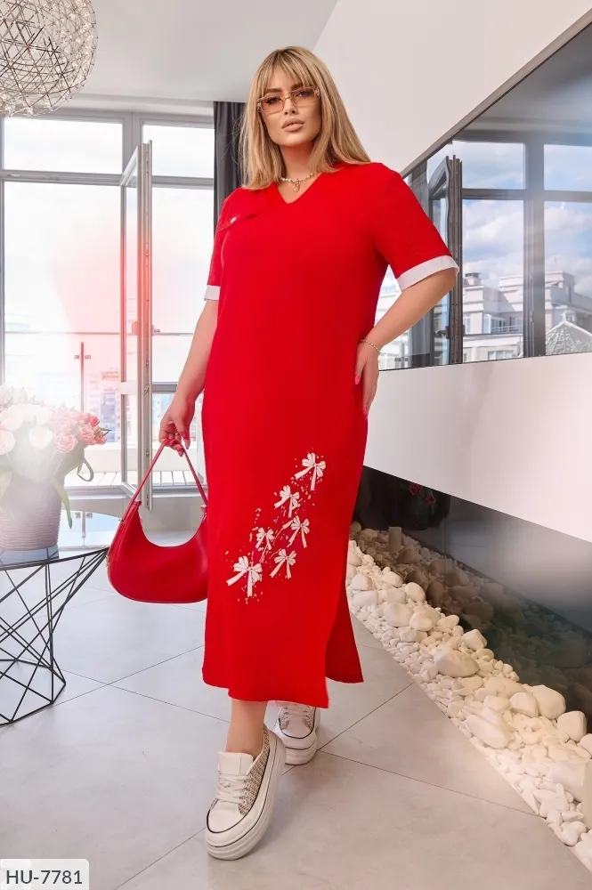 Платье HU-7772 Фабрика Моды