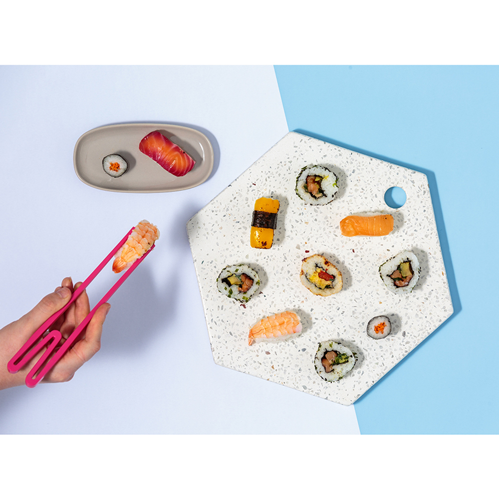 Доска сервировочная из камня elements hexagonal 30 см