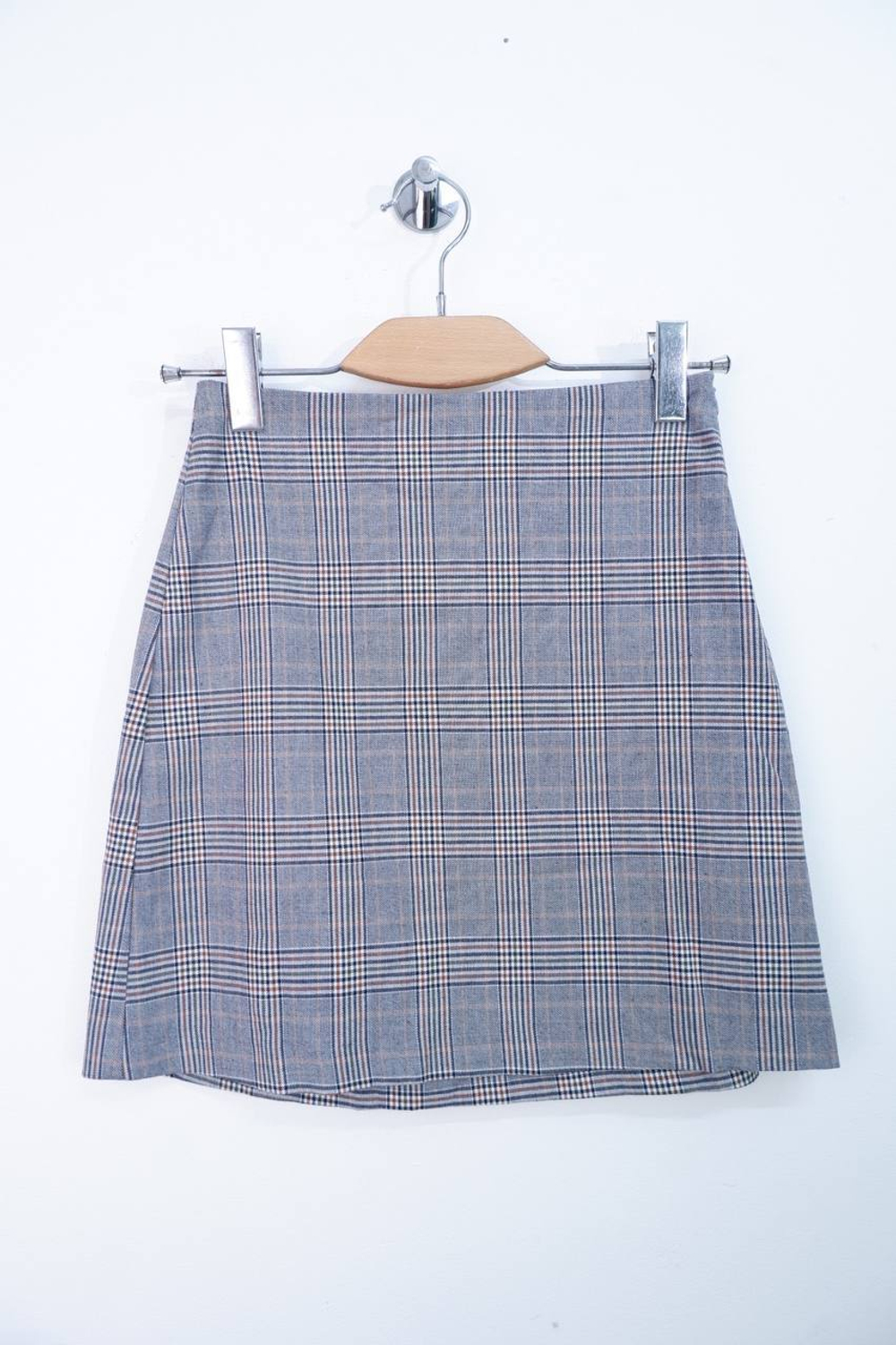 Юбка Benetton в клетку, маркировка 38, визуально на 44 размер