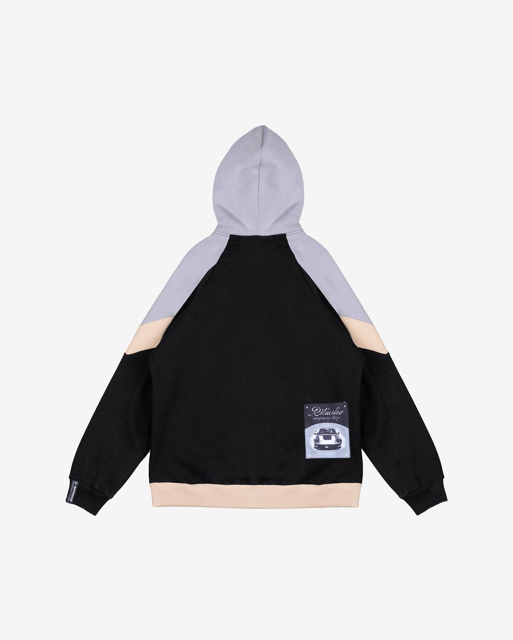 Худи на молнии Ritmika HOT Arrows Zip Черно-серо-бежевое