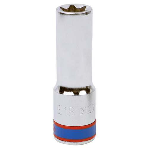 KING TONY (427518M) Головка торцевая глубокая TORX Е-стандарт 1/2", E18