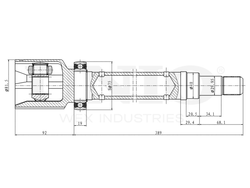 ШРУС внутренний правый UNIO CVJ-30059
