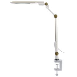Настольный светильник ЭРА NLED-496-12W-G светодиодный на струбцине золото | Светодиодные настольные лампы
