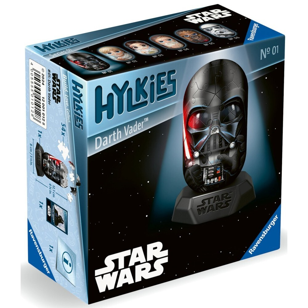 Ravensburger - 3D пазл Hylkies: Дарт Вейдер 54 элемента. 010128 / артикул   010128  / GTIN 4005555010128