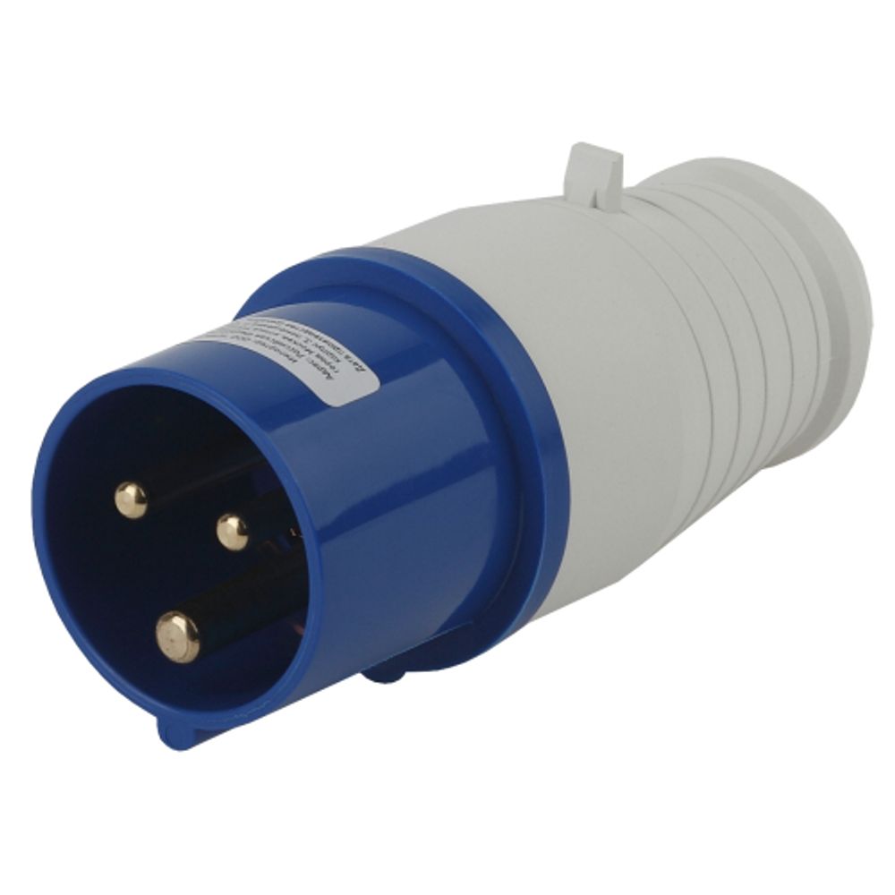 Вилка ЭРА V-16-2P-PE-IP44 переносная 013 2Р+РЕ 16А 220В IP44