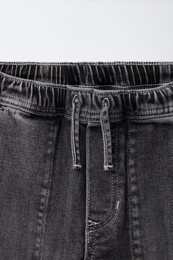 ZARA ДЖИНСЫ-ДЖОГГЕРЫ С КАРМАНАМИ, МЯГКИЙ СЕРЫЙ