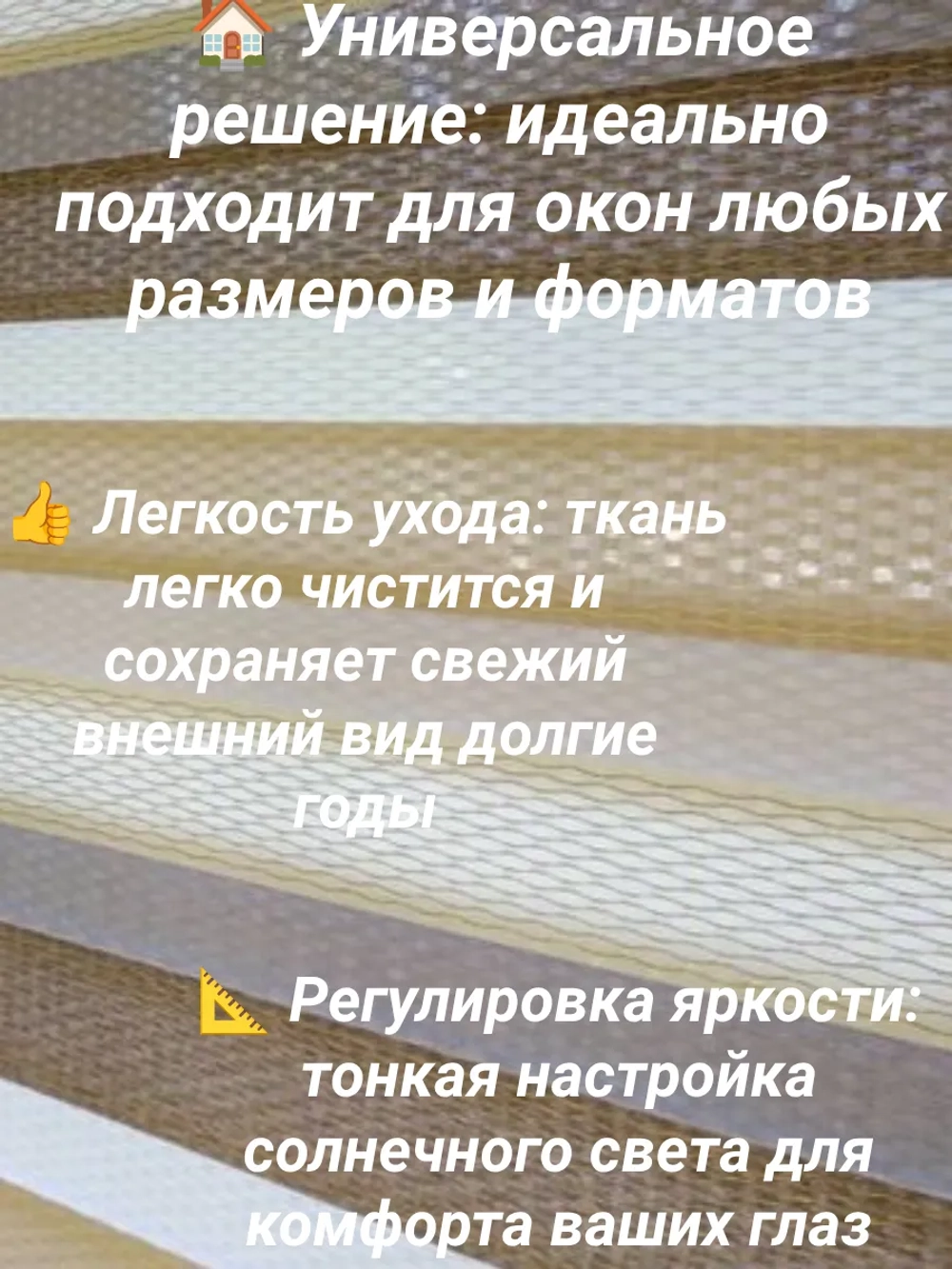 Рулонные шторы День-Ночь Зебра 58х110 см