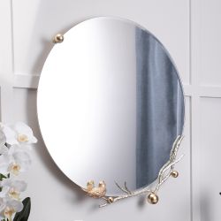 Зеркало настенное Терра Бранч Айвори Мраморное золото