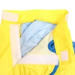 Дождевик для крупных пород собак «KOMFORT»,, цвет жёлто - голубой, р 6XL