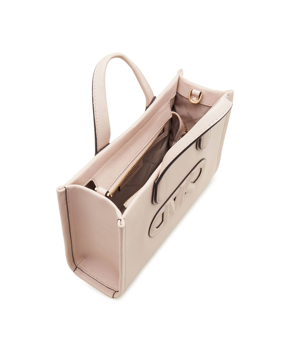 Кожаная сумка-трапеция Michael Kors - бежевый(30H3G3GM5I)