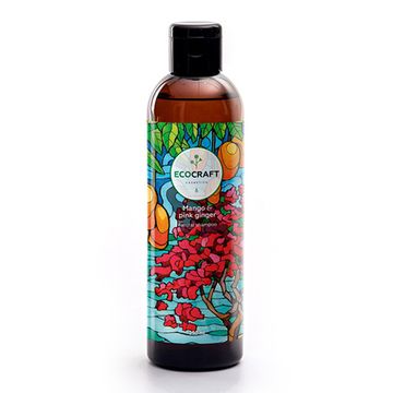 Шампунь Ecocraft, "Манго и розовый имбирь", для роста волос