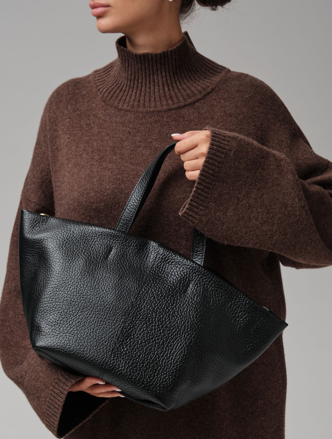 Кожаная сумка Azaro 31355 черный