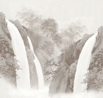 Пейзаж Водопад панно