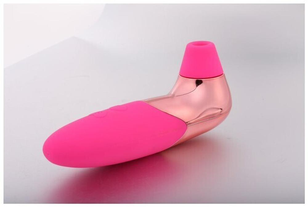 Вибростимулятор PRO-X5 с функцией вакуумной стимуляции розовый (Цвет: розовый)