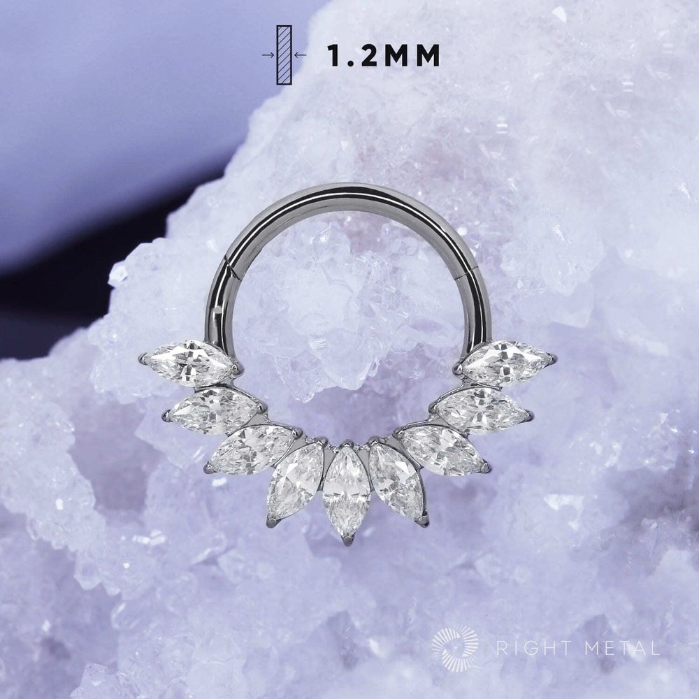 Кликер Different Marquise Crystal 1.2мм