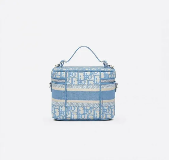 Косметичка Dior Diortravel голубой