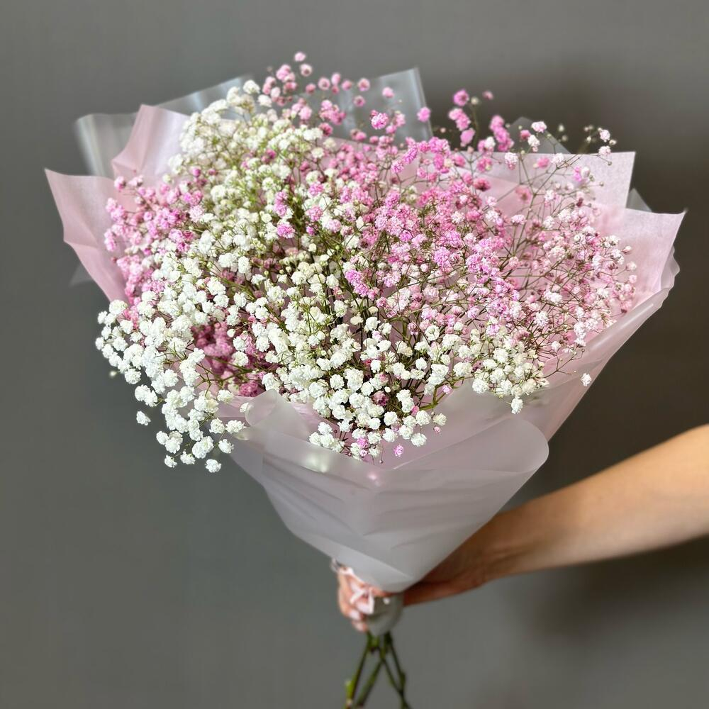 Нежное букет гипсофилой