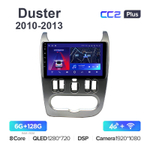 Teyes CC2 Plus 9"для Renault Duster 2010-2013