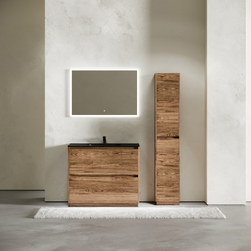 Тумба с раковиной Sancos Libra Floor 100 см LB100FECH дуб чарльстон