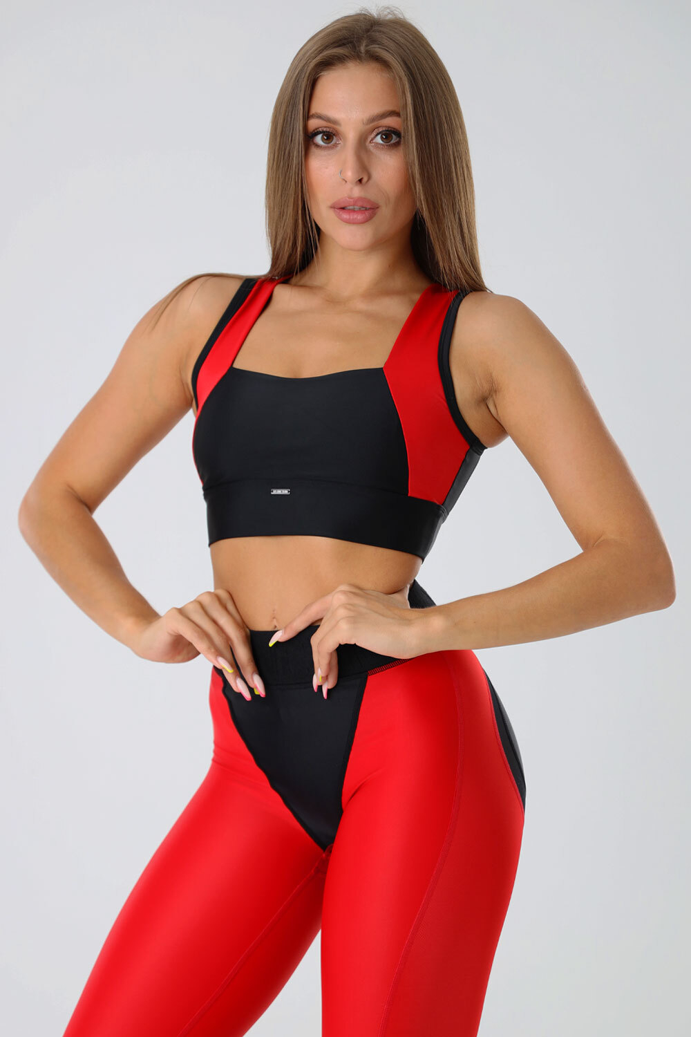 Топ DISTINCTION Basic Bra Red/Black