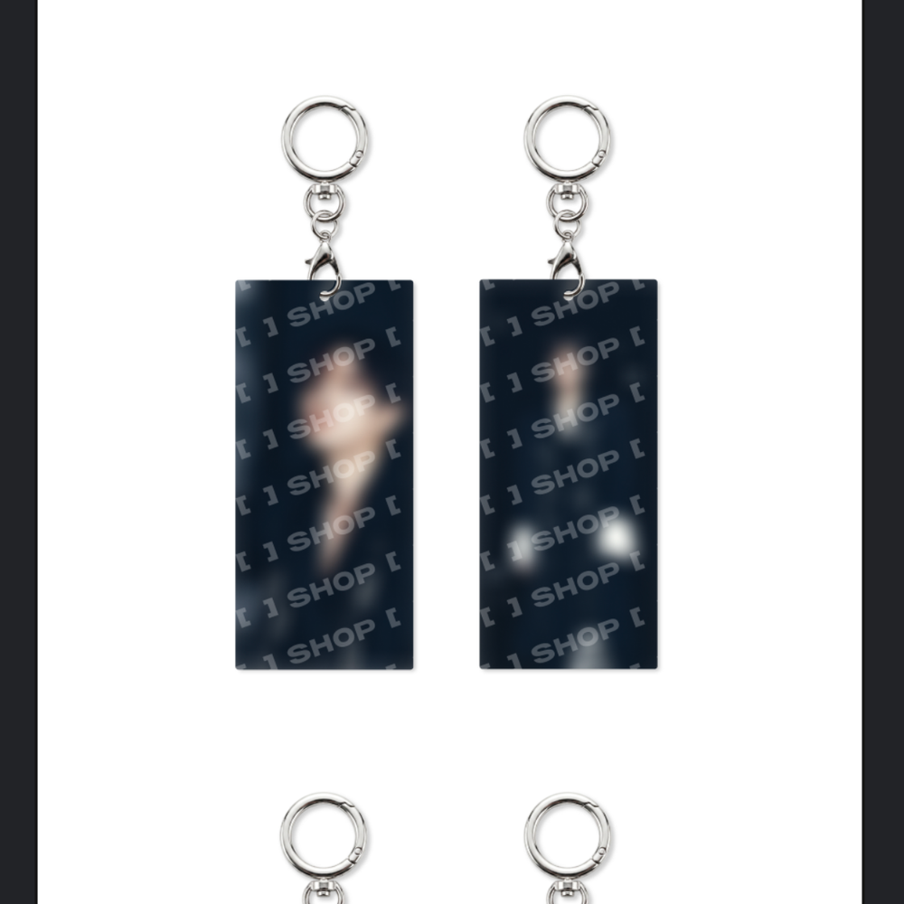 Мерч Stray Kids SECRET ACRYLIC KEYRING - RUN IT (брелок)